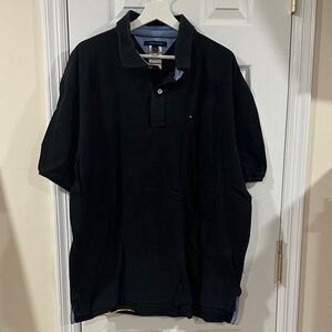 Tommy Hilfiger Men's Black Polo Shirt